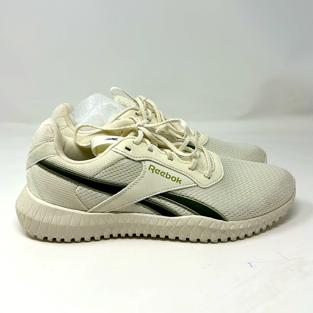 Reebok Cream and Green Women's Sneakers